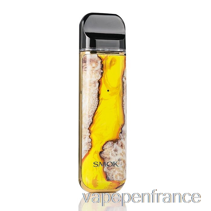 Smok Novo 2 25w Pod System Stylo Vape En Bois Stabilisant Jaune